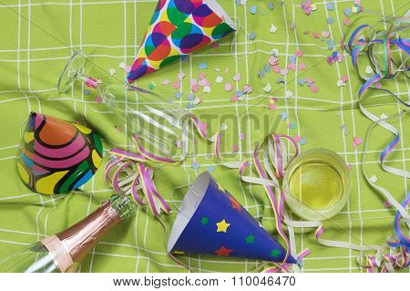 Shot Of After Party Mess