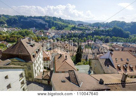 Aerial View Of Fribourg