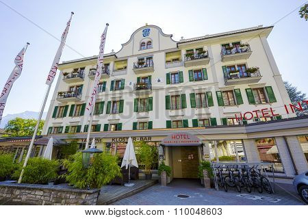 Historic Building Of The Hotel Interlaken