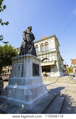 Statue Of Father Girard, Fribourg