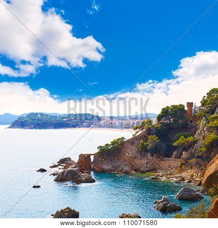Cami de Ronda track at Lloret de Mar of Costa Brava Catalonia Punta des Calafats
