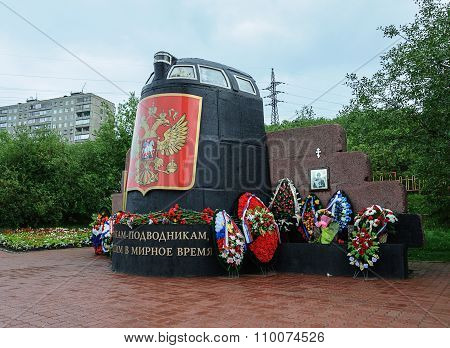 Monument To The Dead Submariners In Murmansk