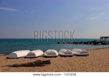 เตรียมเรือชายหาด