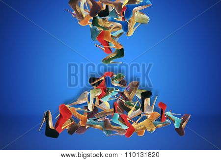 Many women's shoes