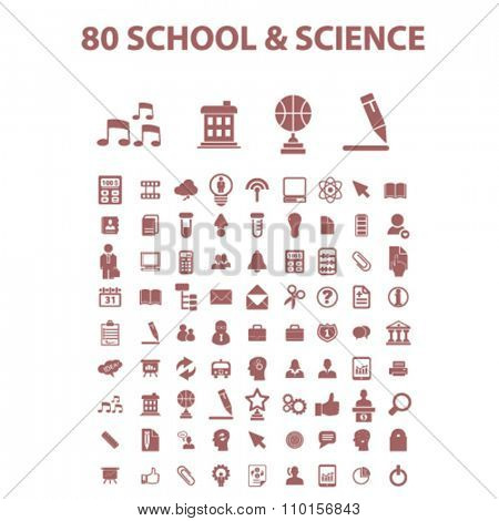 school, learning, education, icons, signs vector concept set for infographics, mobile, website, application 