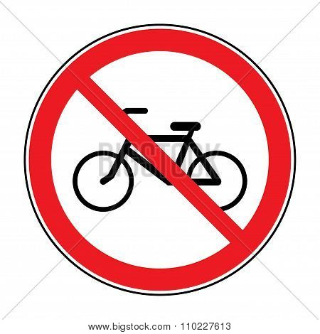 no bicycle sign