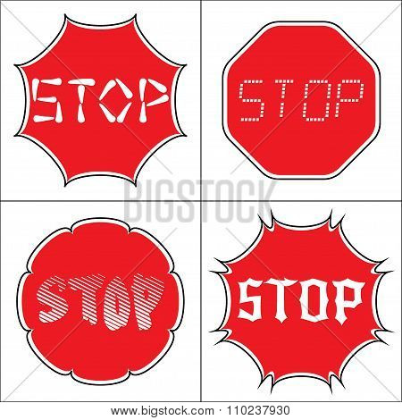 Set a stop sign