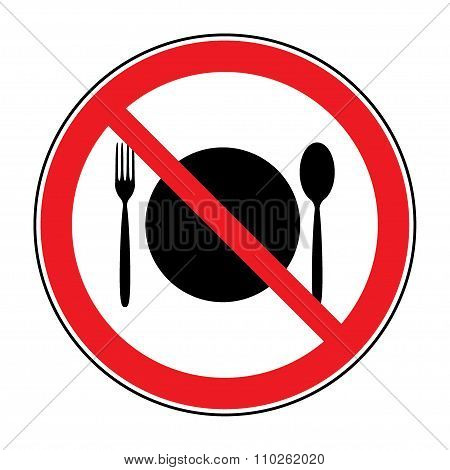 No Food Sign