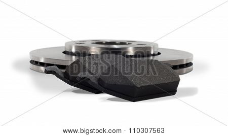 Brake pads and brake disc
