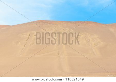 El Candelabro, Ballestas Islands, Peru, South America