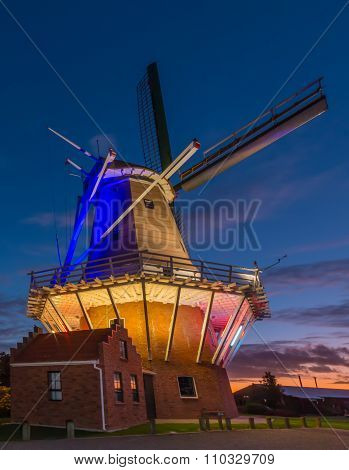 Sunset Windmill