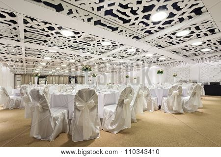 wedding ballroom set up