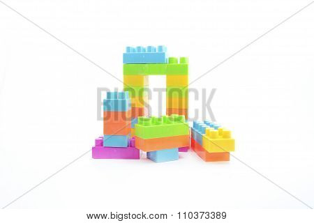 plastic toy blocks