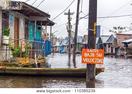 Flooded Iquitos, Peru