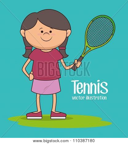 Tennis sport game