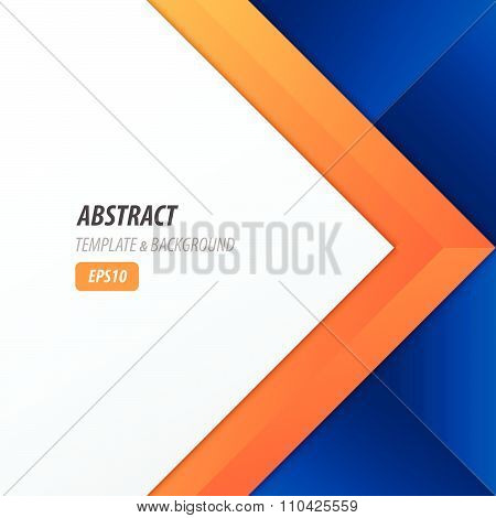 Background Overlap Dimension Modern, Blue, Orage Color