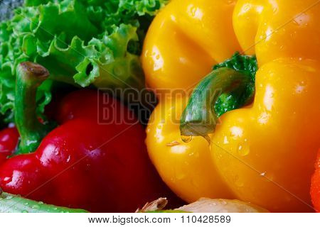 Close Up Sweet Pepper