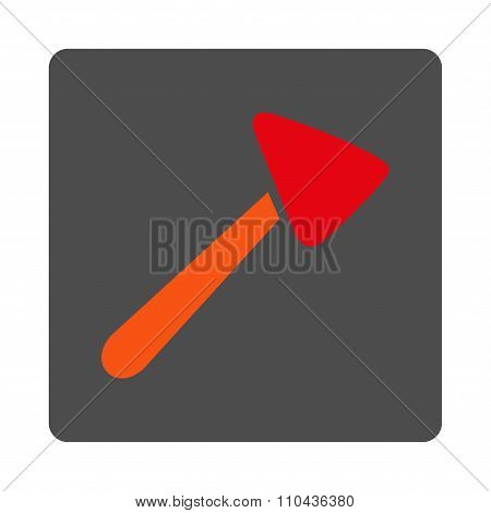 Neurologist Hammer Rounded Square Button