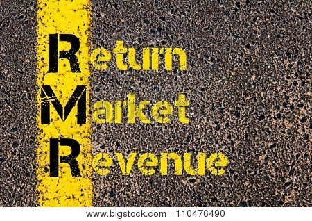 Accounting Business Acronym Rmr Return Market Revenue