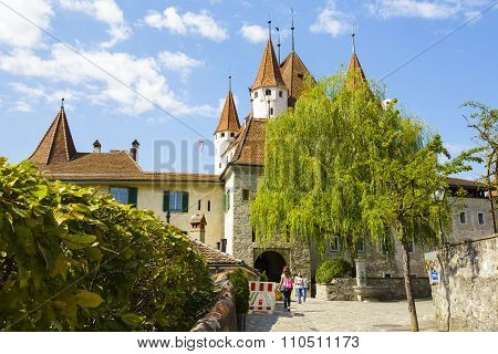 Thun, The Road Leads To The Castle Gate