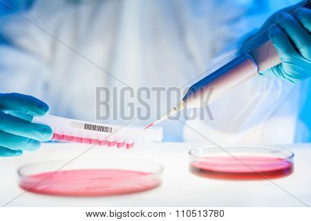 Work in the laboratory with a high degree of protection