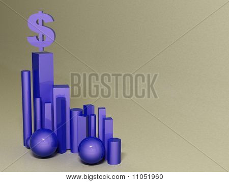 Egemonia del dollaro. Sfondo astratto