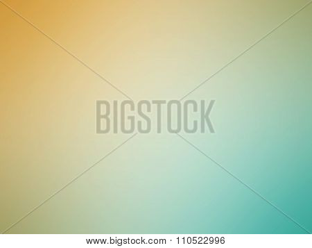 Orange Blue Gradient Blurred Background