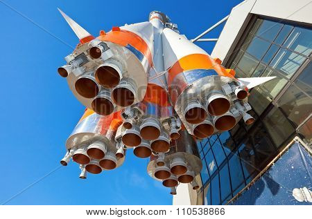 Rocket Engine Of Soyuz Type Rocket