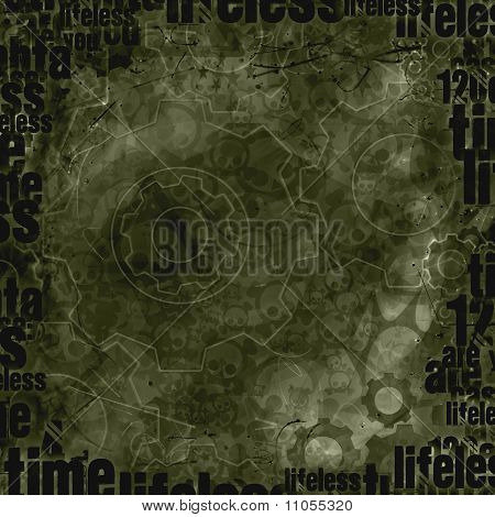 Detailní černobílé Grunge texturou pozadí