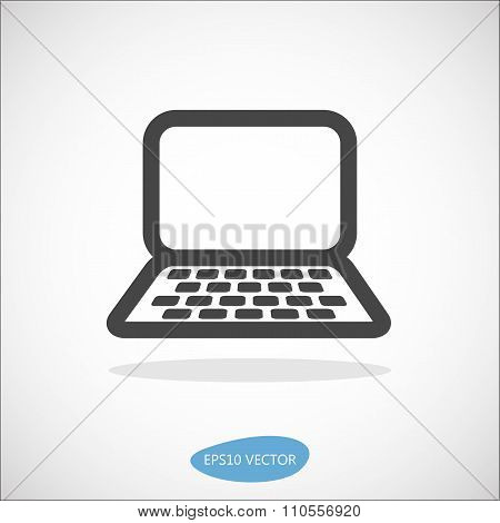 Laptop Icon Vector Illustration