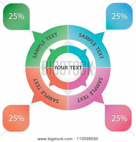 Infographic Elements.Pie chart