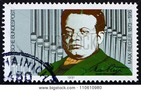 Postage Stamp Germany 1991 Max Reger