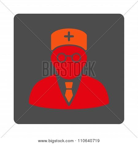 Main Physician Flat Button
