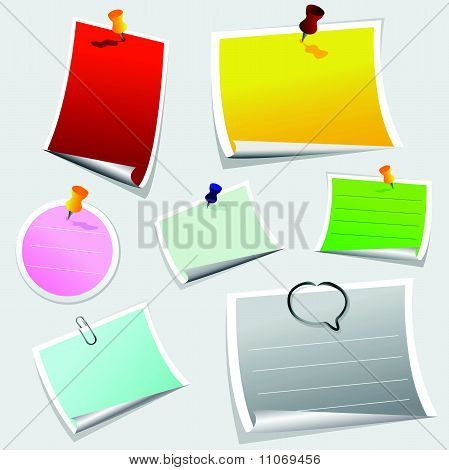 Note paper vector