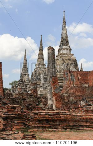 Wat Phra Si San Phet Ayutthaya Thailand