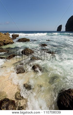 Coastline At Nusa Penida Island