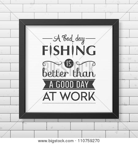 Quote typographical Background in the black frame