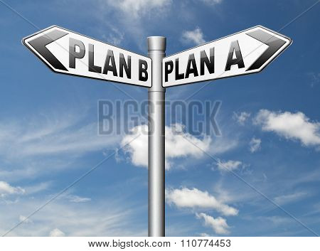 Plan A Or B Alternative Options
