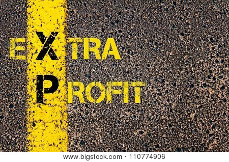 Accounting Business Acronym Xp As Extra Profit
