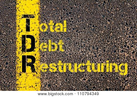Accounting Business Acronym Tdr Total Debt Restructuring