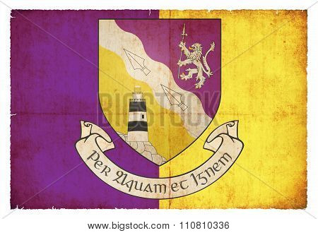 Grunge Flag Of Wexford (ireland)