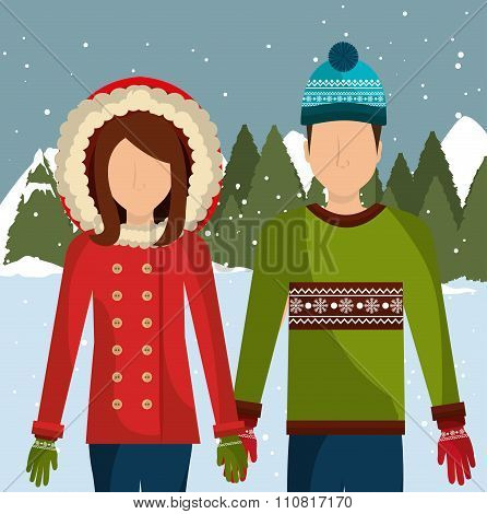 Winter fashion wear and accesories
