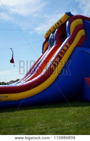 Zip Line at the Summerfest