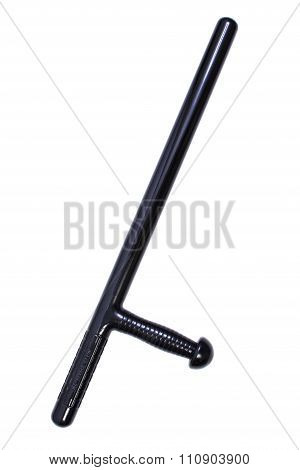 Police Baton Isolated On White
