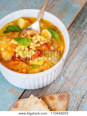Carrot And Lentil Soup