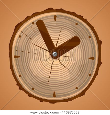 Wooden Clock