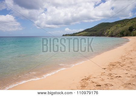 Beach of Grande Anse, Deshaies, Guadeloupe