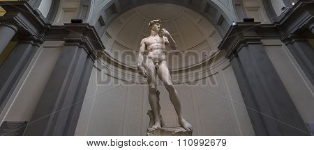 statues in the Bargello, Florence, Italy