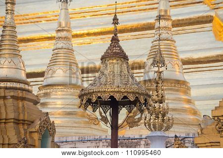 Asia Myanmar Yangon Shwedagon Pagoda