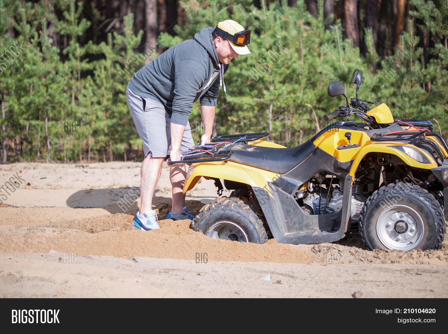 Atv Quadbike Got Stuck Image & Photo (Free Trial) Bigstock